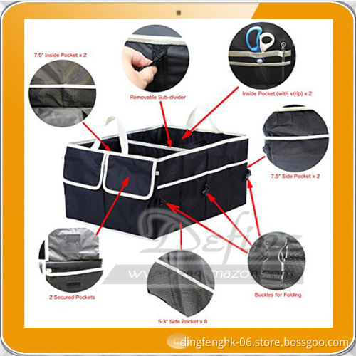 Premium Durable Cargo Storage Container Car Trunk Organizer